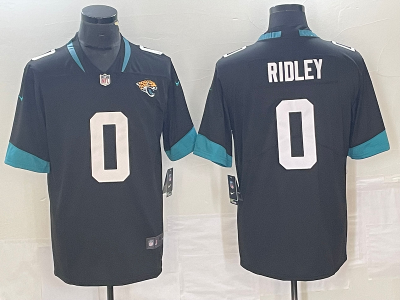 Men's Jacksonville Jaguars Calvin Ridley #0 Black Jersey
